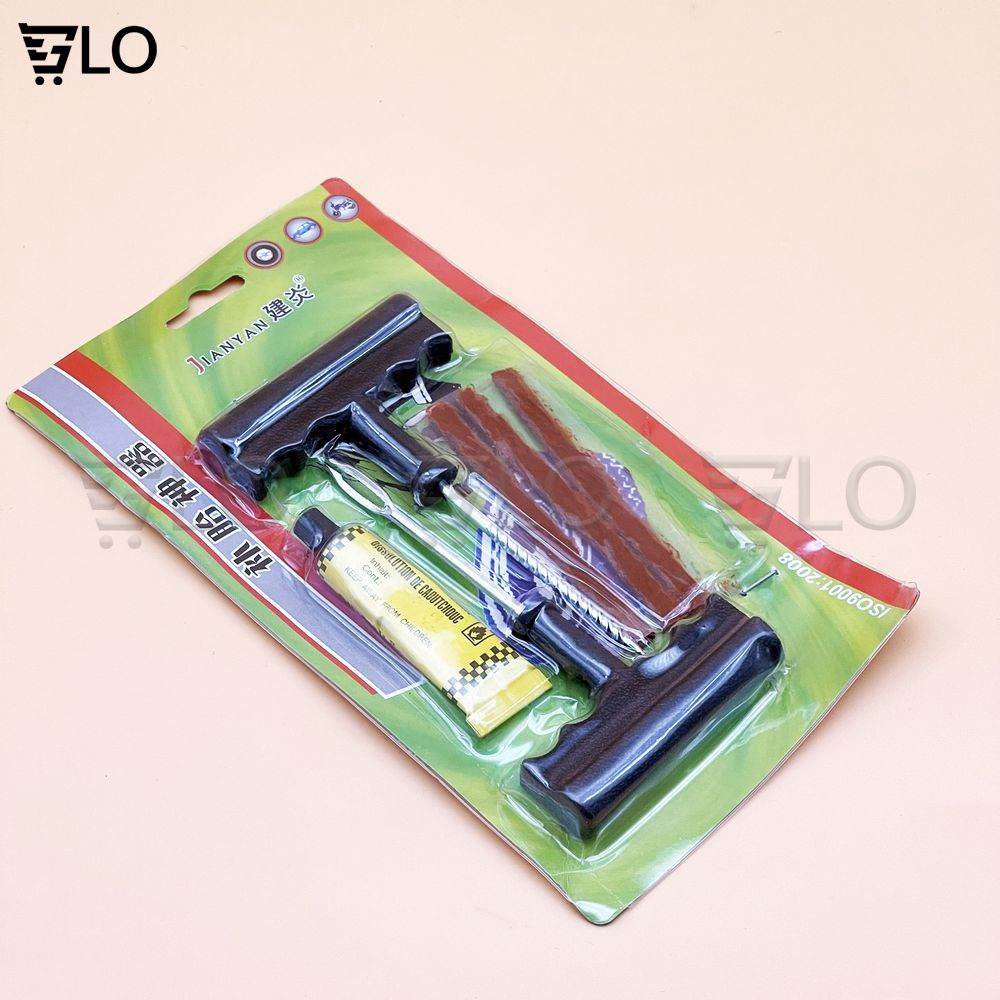 Bộ Dụng Cụ Vá Xăm Xe Mini Chuyên Dụng Cho Xe Hơi Xe Ô Tô Xe Máy Tiện Dụng Dễ Dàng Mang Theo Và Sử Dụng Ở Bất Kì Đâu