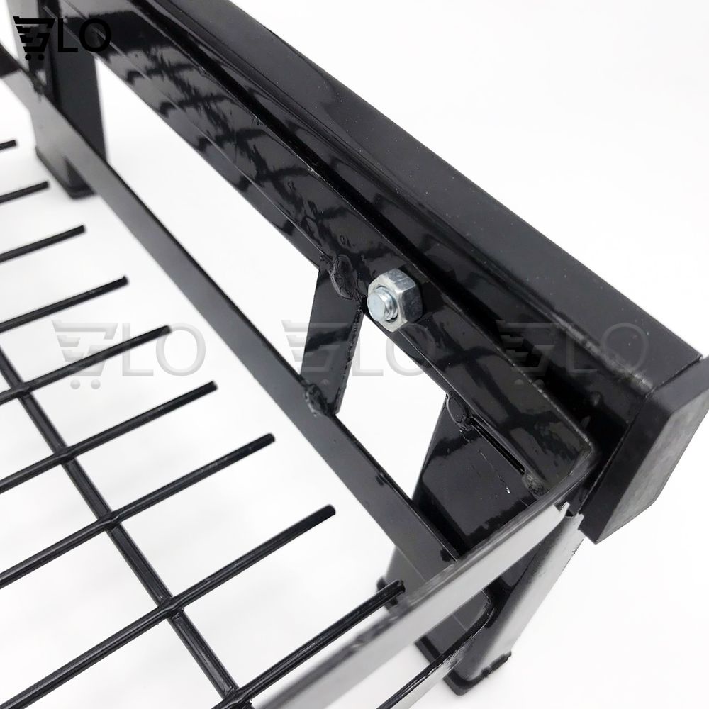 Kệ Đựng Gia Vị 2 Tầng Inox Kích thước 52x32x2.5cm Phủ Sơn Tĩnh Điện Mẫu Mới Để Bàn Cao Cấp