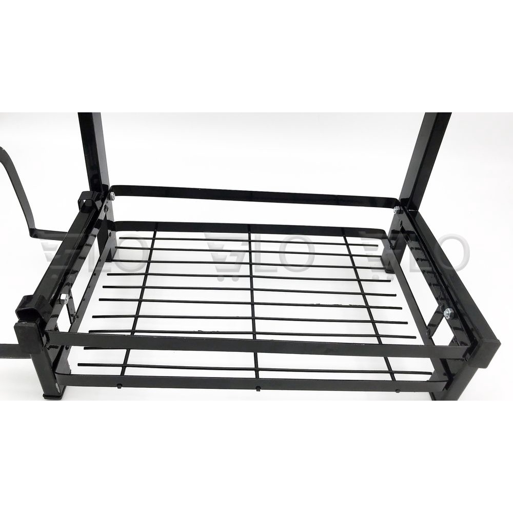 Kệ Đựng Gia Vị 2 Tầng Inox Kích thước 52x32x2.5cm Phủ Sơn Tĩnh Điện Mẫu Mới Để Bàn Cao Cấp