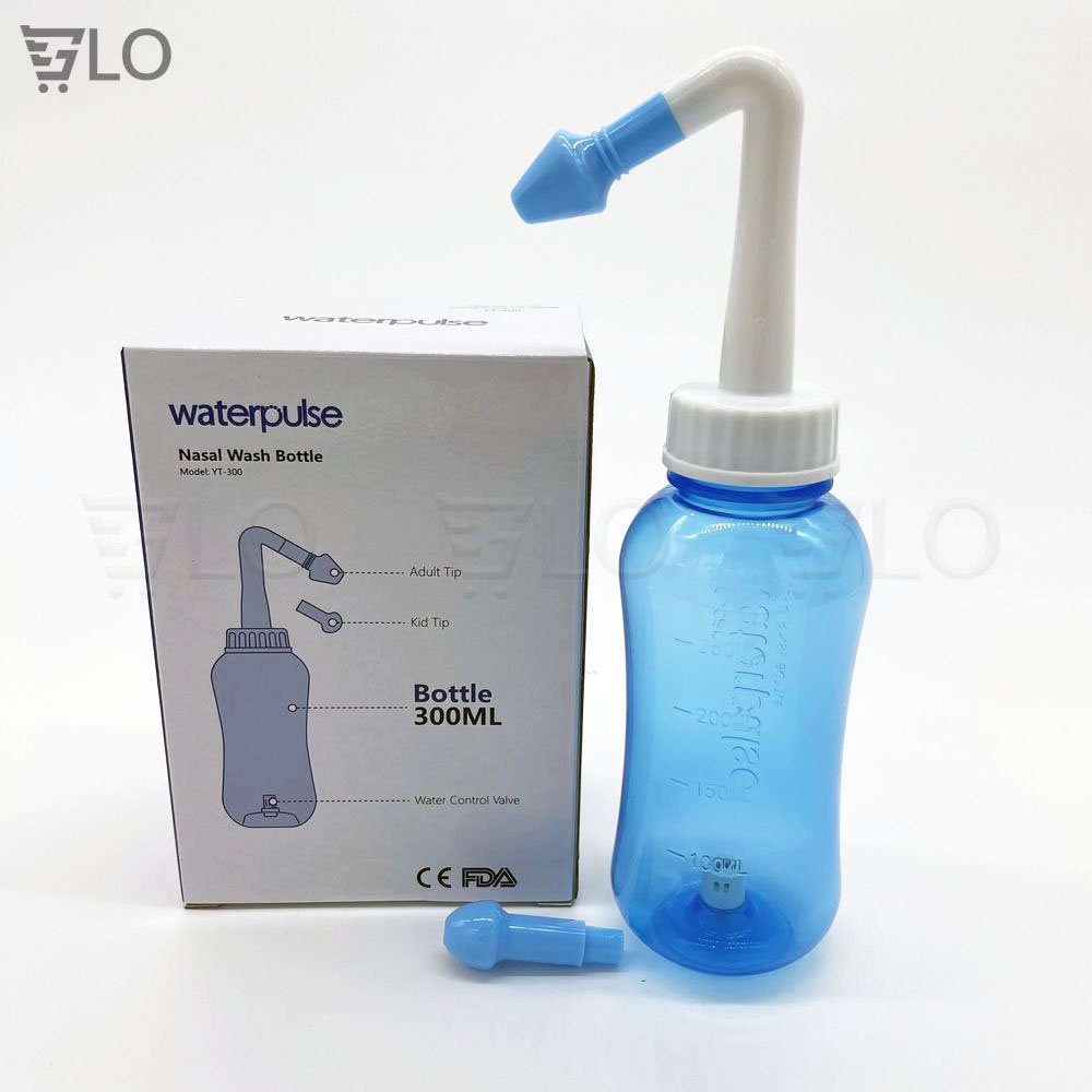 Bình Rửa Mũi Water Pulse Giúp Làm Sạch Khoang Mũi, Loại Bỏ Bụi Bẩn, Phấn Hoa, Trị Viêm Xoang