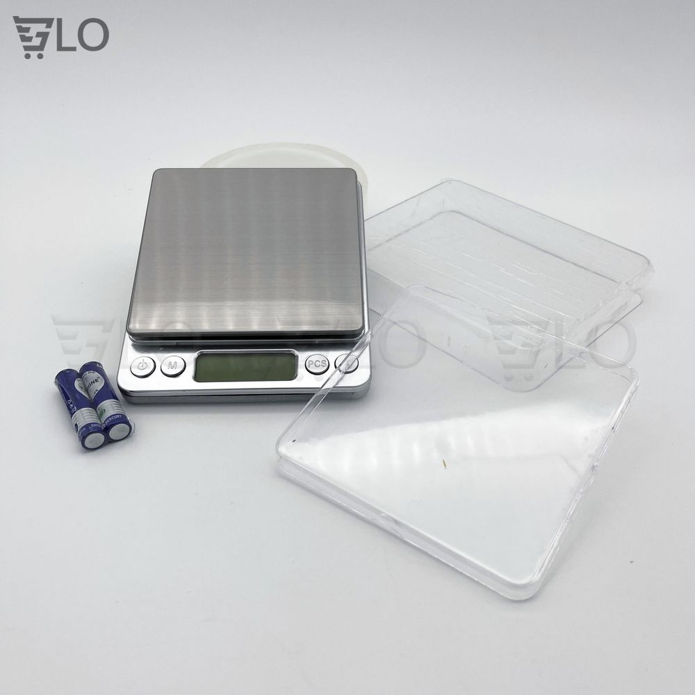 Cân Tiểu Ly 0.5Kg/1Kg/3Kg Cao Cấp Độ Chính Xác Cao(Tặng Kèm 2 Pin AAA, 2 Khay Nhựa)