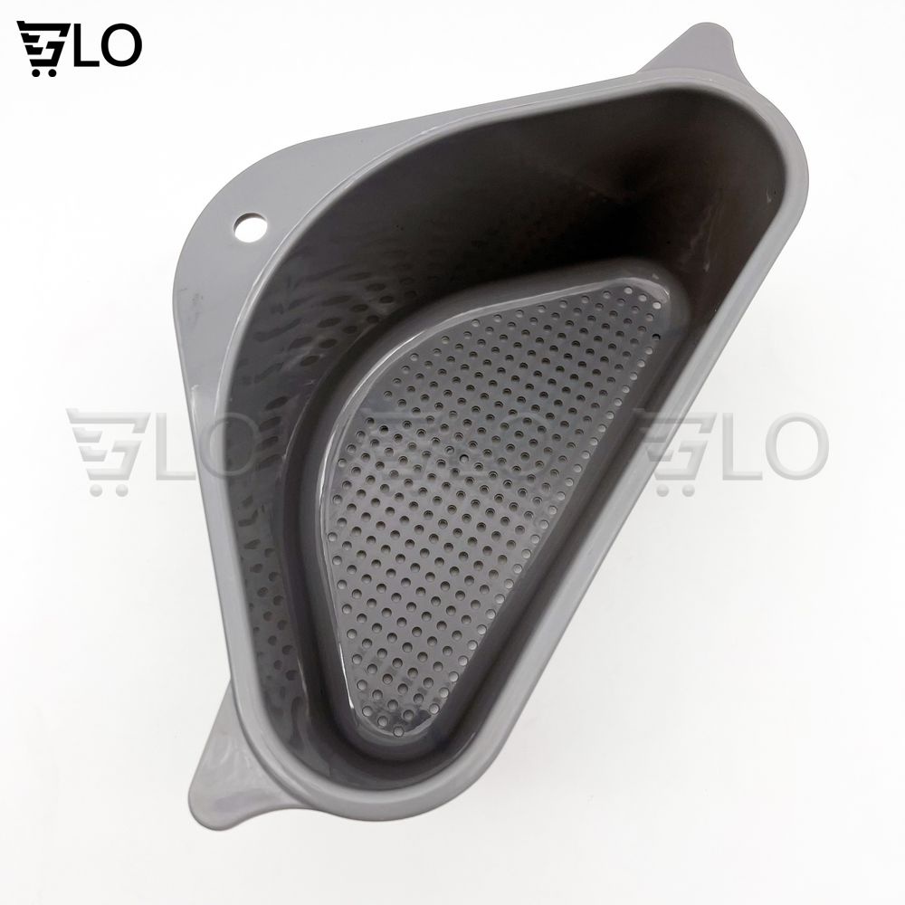 Kệ Góc Tam Giác Thoát Nước Bồn Rửa Chén Kích Thước 26x10x14cm