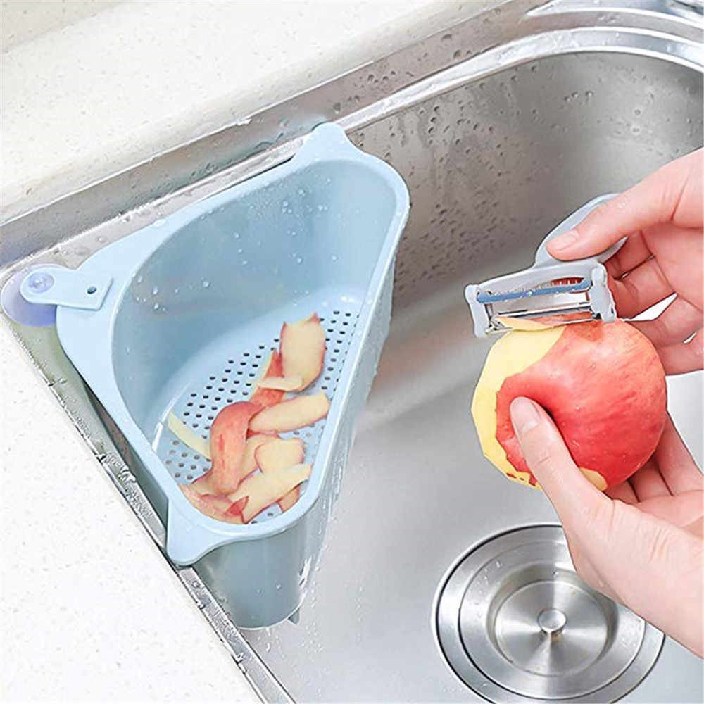 Kệ Góc Tam Giác Thoát Nước Bồn Rửa Chén Kích Thước 26x10x14cm