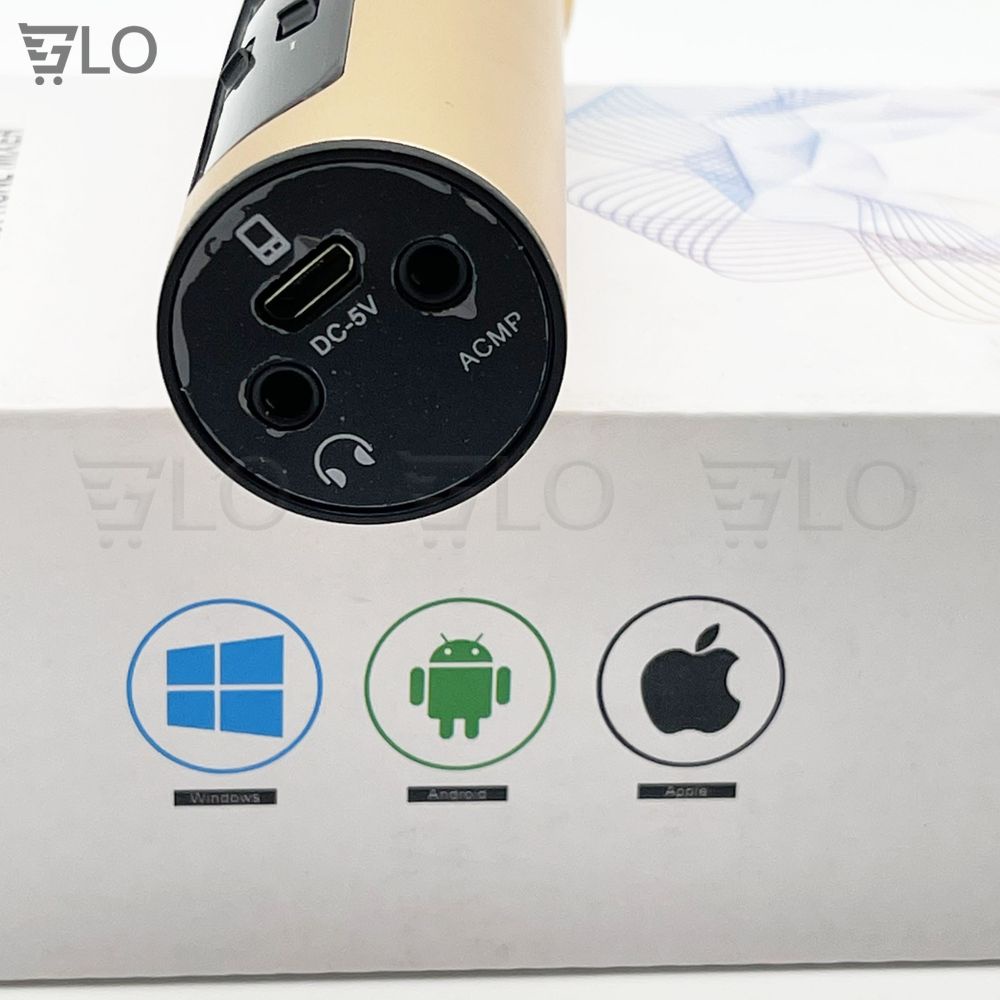Trọn Bộ Micro C7 Thu Âm, Livestream Trên Điện Thoại- Cực Hay, Cực Đẹp, Phù Hợp Mọi Loại Điện Thoại Android Và IOS