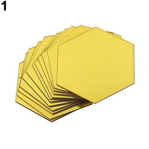 Gương Dán Tường Tổ Ong Dùng Trang Trí Nội Thất Độc Đáo
