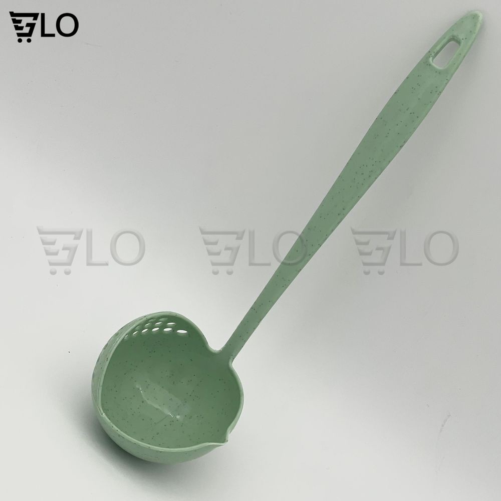 Muỗng Múc Canh Lúa Mạch 2 In 1 Loại Tròn
