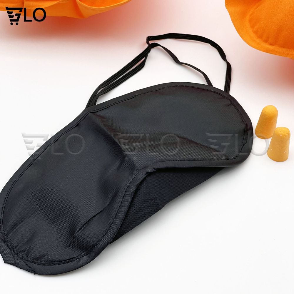 Bộ Gối Ngủ Xe Hơi Du Lịch Văn Phòng Kèm Bịt Mắt Và Nút Tai