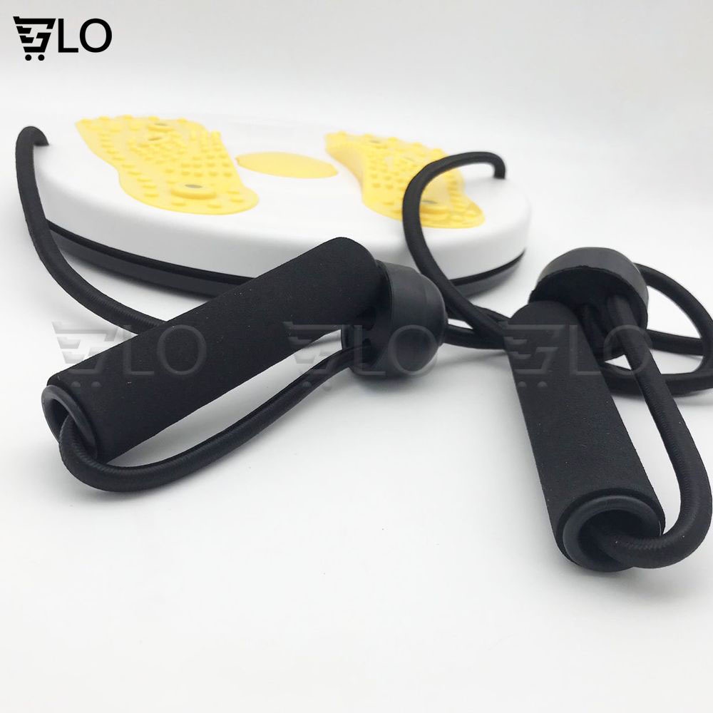 Đĩa Xoay Eo Hỗ Trợ Tập Thể Dục Kèm Dây Treo Có Tay Cầm 360 Độ
