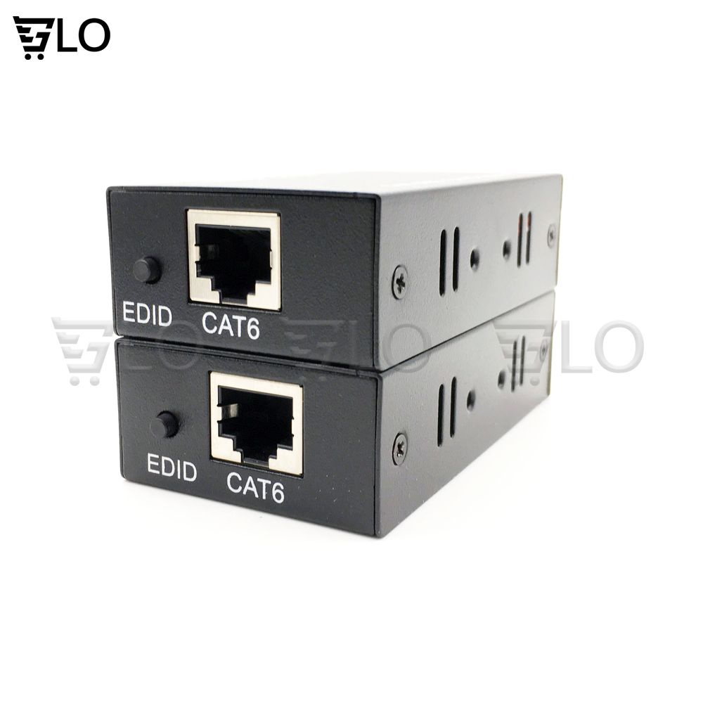 Bộ Thiết Bị Nối Dài HDMI Bằng Dây Lan 30-60m (Hdmi Extender 60m) - Bộ Kích Tín Hiệu HDMI Chống Nhiễu Cực Tốt
