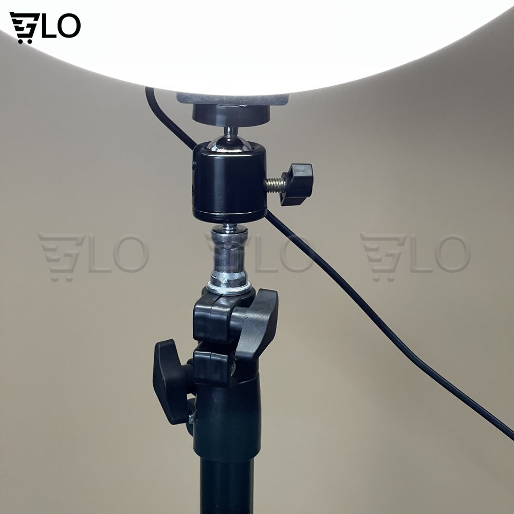 Đèn Livestream 26cm-33cm Full Bộ Gồm Chân Đèn Và Giá Đỡ Điện Thoại, Hỗ Trợ Bán Hàng, Make Up, Nối Mi