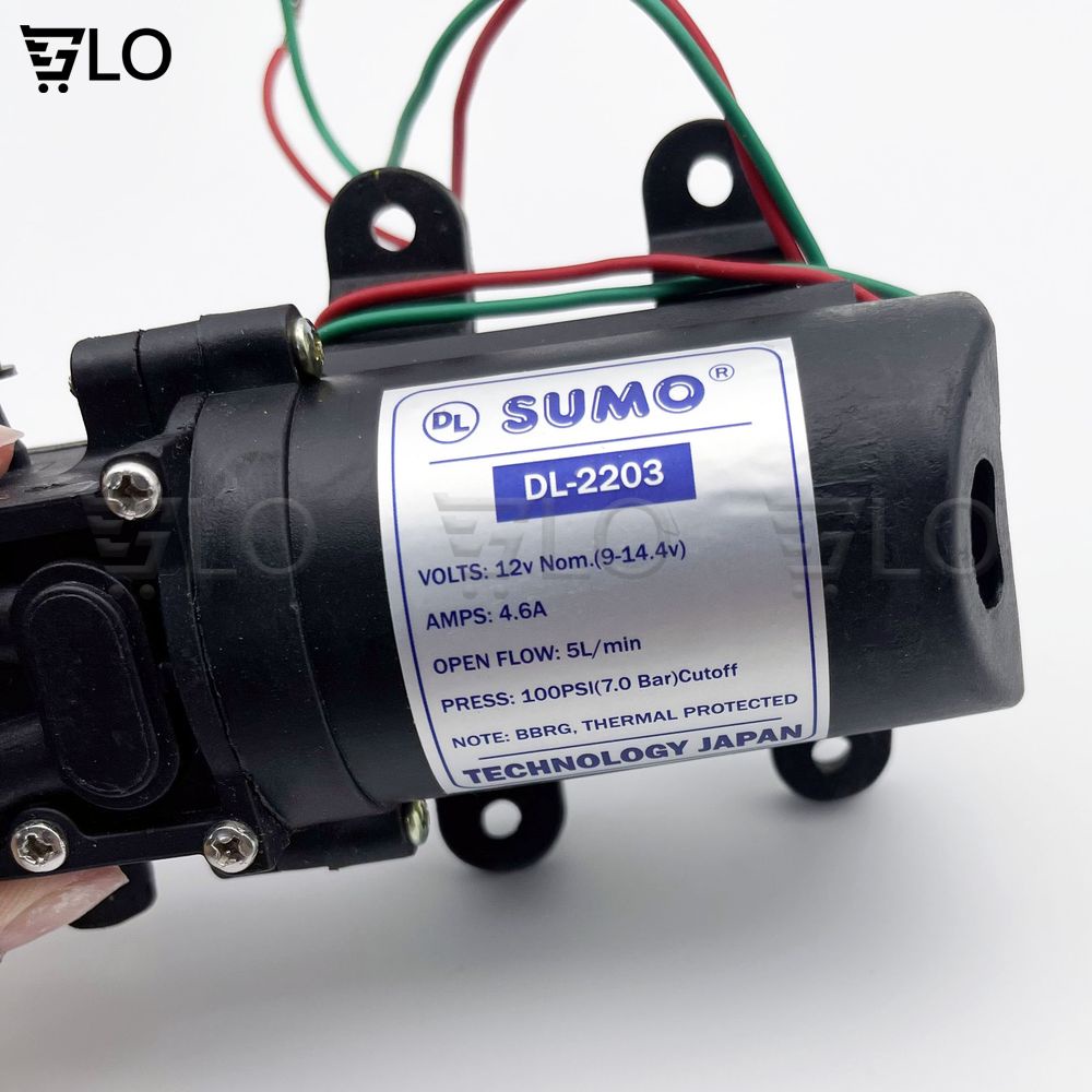 Máy Bơm Nước Mini 12v Tăng Áp Lực Cao
