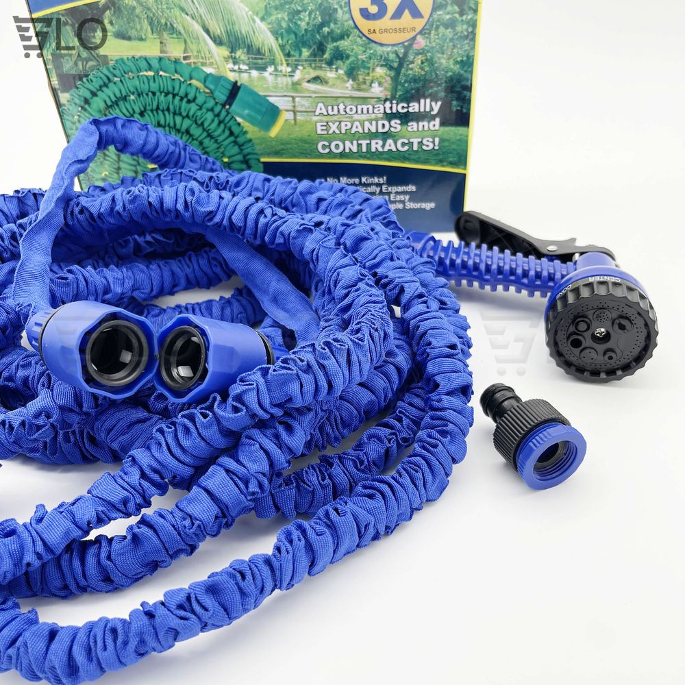 Vòi Xịt Giãn Nở 15/30m Tưới Cây, Rửa Xe Thông Minh Magic Hose