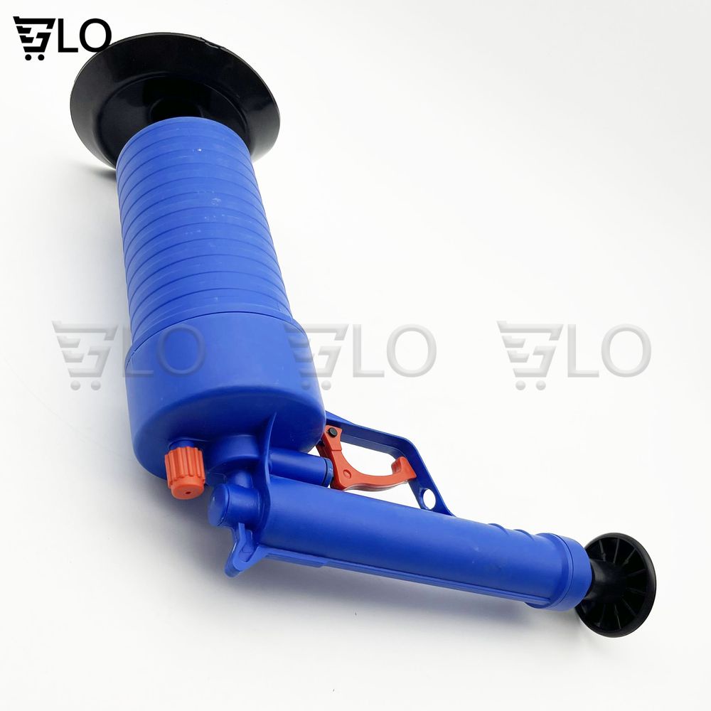 Bộ Súng Bắn Thông Tắc Cống Bồn Cầu Màu Xanh