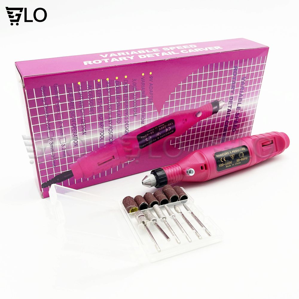 Máy Mài Móng Nail Yq100 Mini Dùng Dũa, Phá Sơn Gel Nhanh Chóng Tiện Lợi
