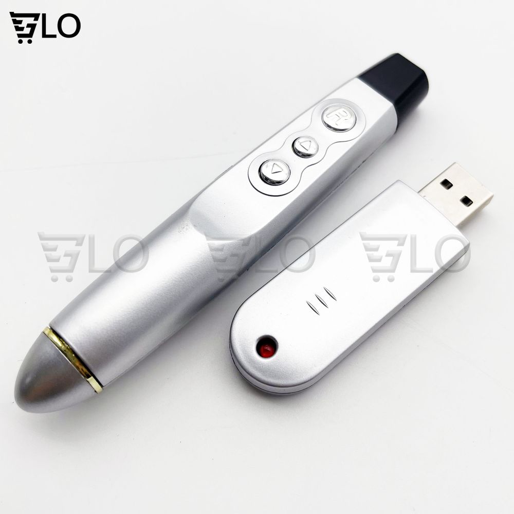 Bút Trình Chiếu Laser Point PP-1000 Hỗ Trợ Giảng Dạy Trình Chiếu Slide Tặng Ví Da