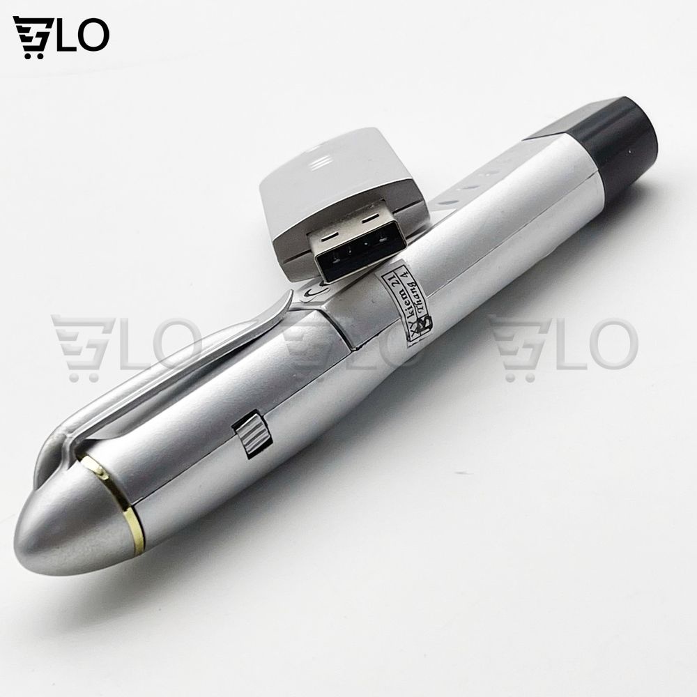 Bút Trình Chiếu Laser Point PP-1000 Hỗ Trợ Giảng Dạy Trình Chiếu Slide Tặng Ví Da