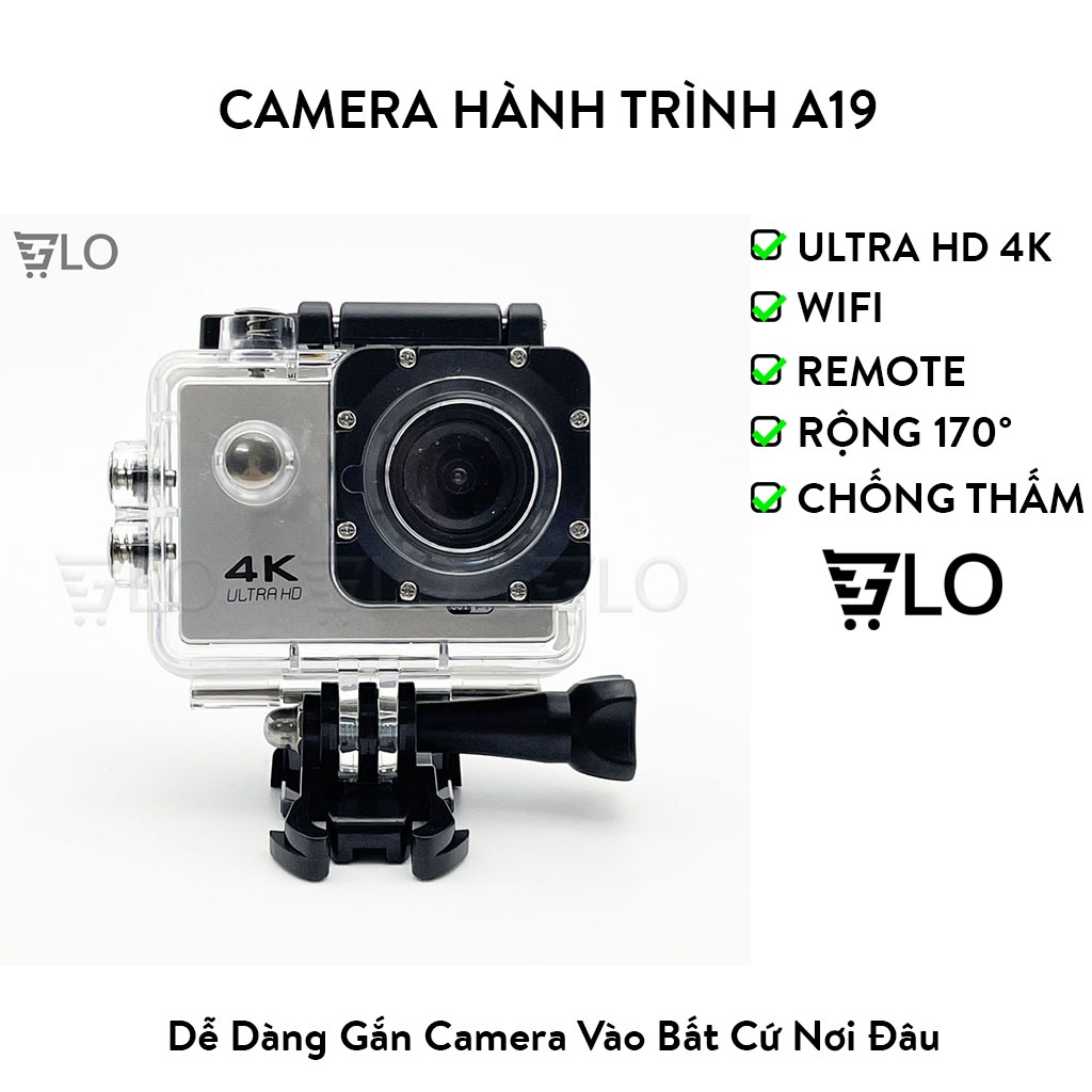 Camera Hành Trình A19 4K Có Remote