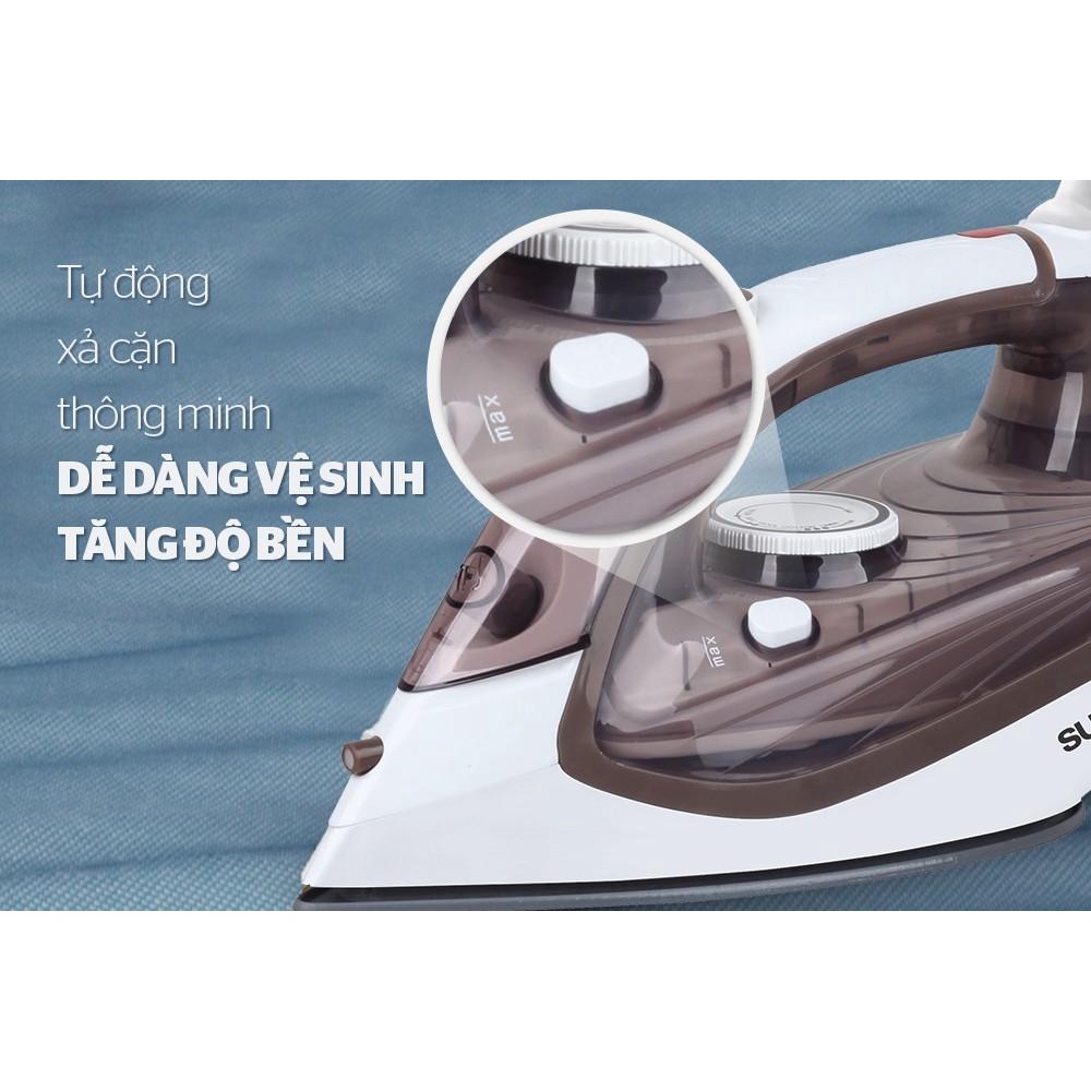 Bàn ủi hơi nước Sunhouse SHD2066 - Hàng Bếp 3B - Sản phẩm chính hãng, bảo hành toàn quốc