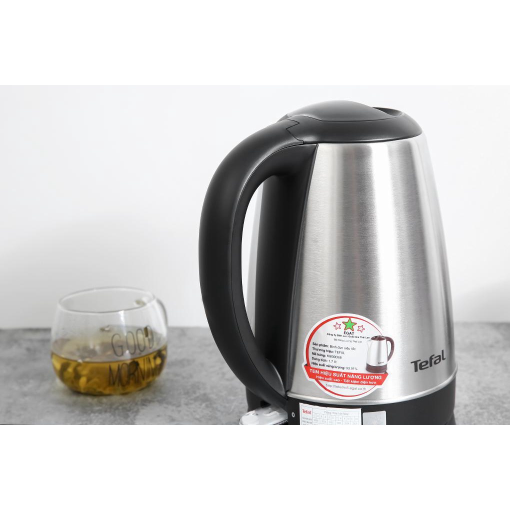 Bình đun siêu tốc Tefal 1.7 lít KI800D68 (StriX) - Bảo hành chính hãng 2 năm {Hàng Bếp 3B}