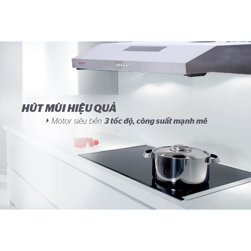 Máy hút mùi Sunhouse SHB6118I/SHB6118B độ ồn thấp - Hàng Bếp 3B