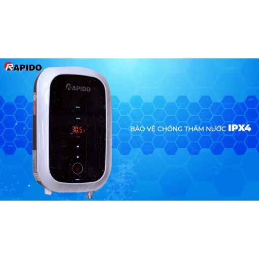Máy nước nóng trực tiếp Rapido Stern RIG-DP 4.5 - Kèm vòi sen cao cấp - Hàng Bếp 3B
