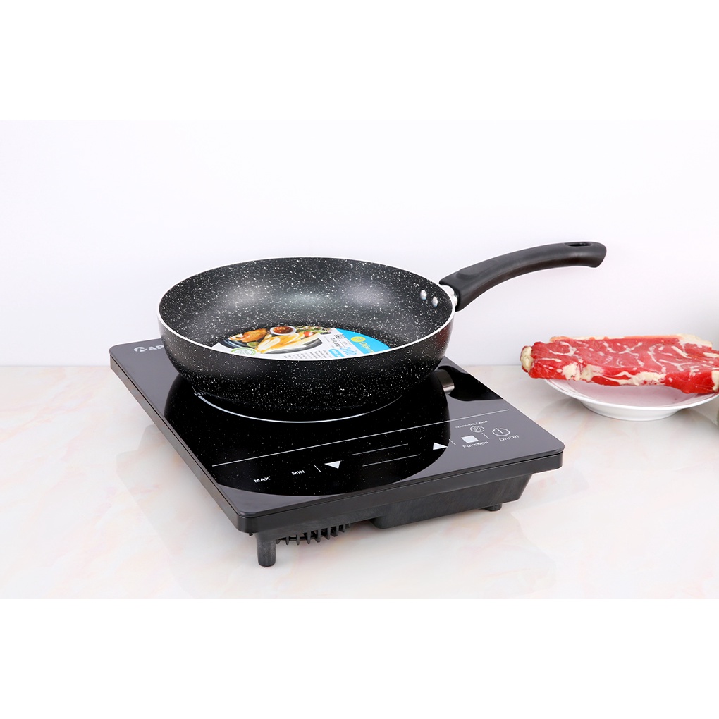 Bếp hồng ngoại cảm ứng 2000W Rapido RC2000ES - Thương hiệu Đức - Không kén nồi, chảo - Hàng Bếp 3B