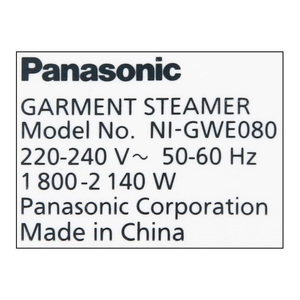 Bàn ủi hơi nước cầm tay dạng đứng Panasonic NI-GWE080WRA - Hàng Bếp 3B