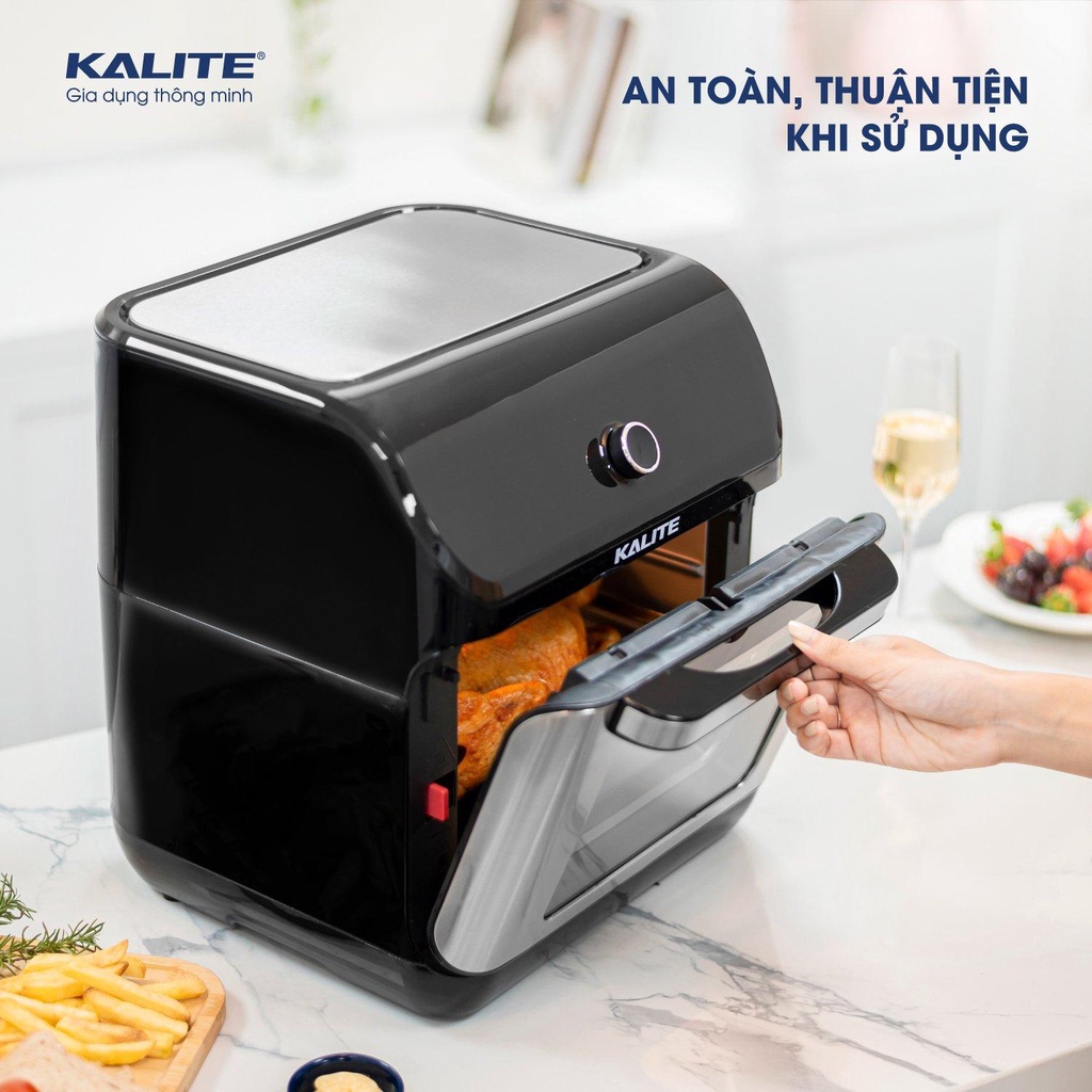 Nồi chiên không dầu Kalite 12 lít KL-1200 - Bảo hành 24 tháng - Hàng Bếp 3B