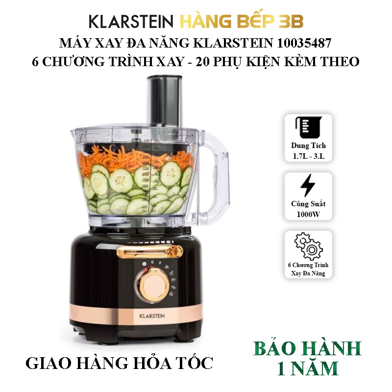 Máy xay đa năng Klarstein Luca -  Hàng Bếp 3B - Có bảo hành