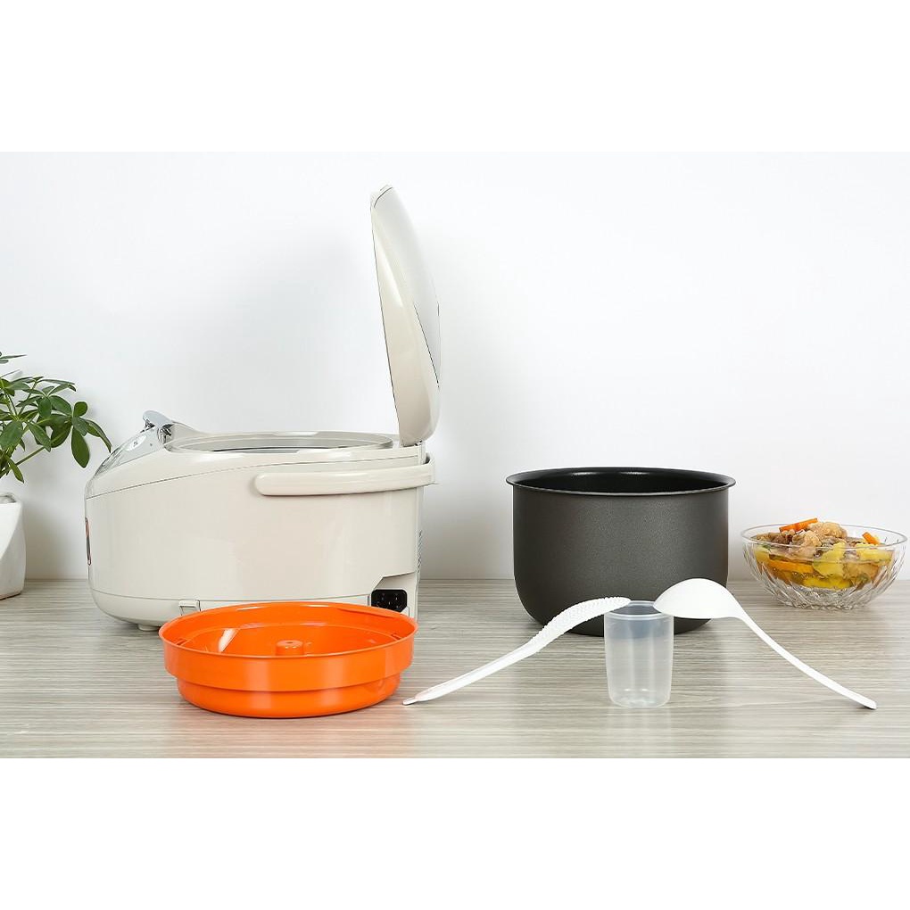 Nồi cơm điện tử Tiger 1.8 lít JAX-S18W / JAX-S10W (1 lít) -  Hàng Bếp 3B - Sản xuất Nhật Bản