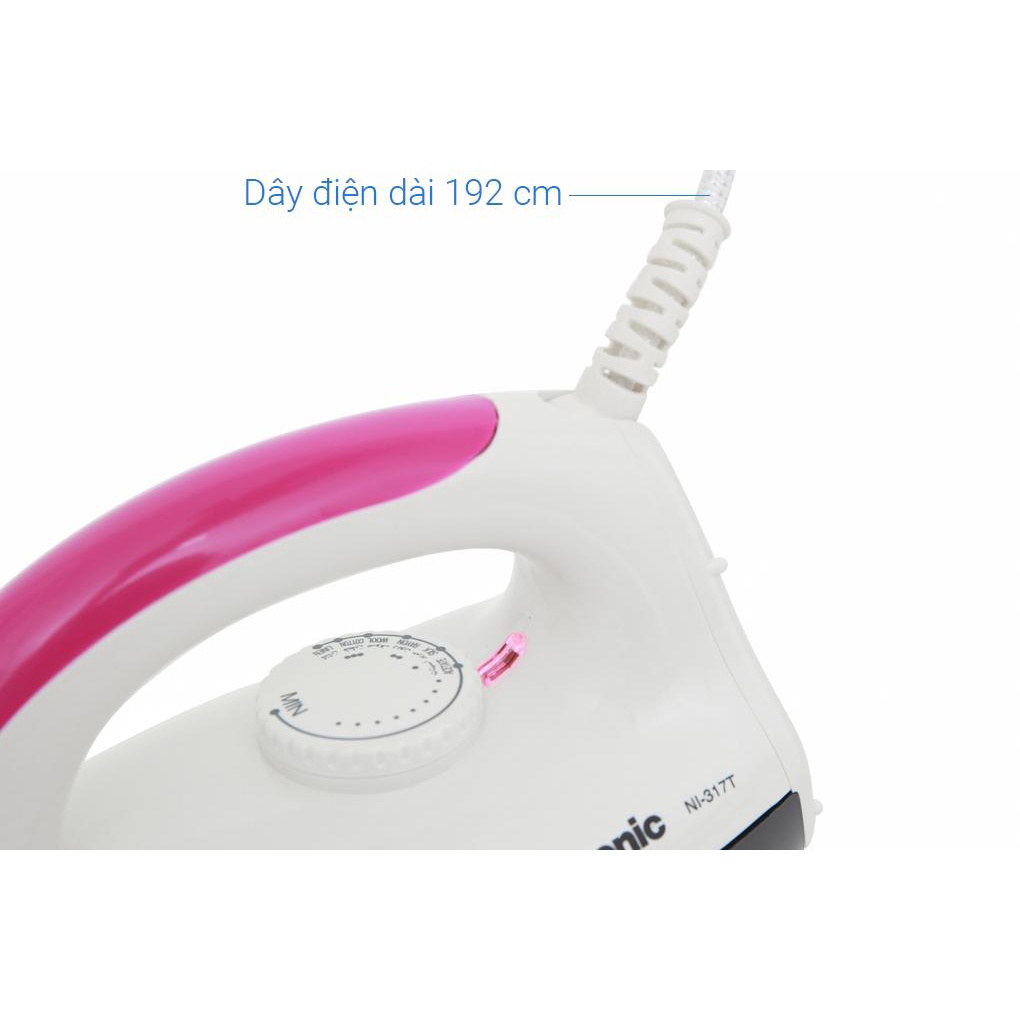 Bàn ủi khô Panasonic NI-317TXRA/NI-317TVRA - Hàng Bếp 3B -  Bảo hành 1 năm