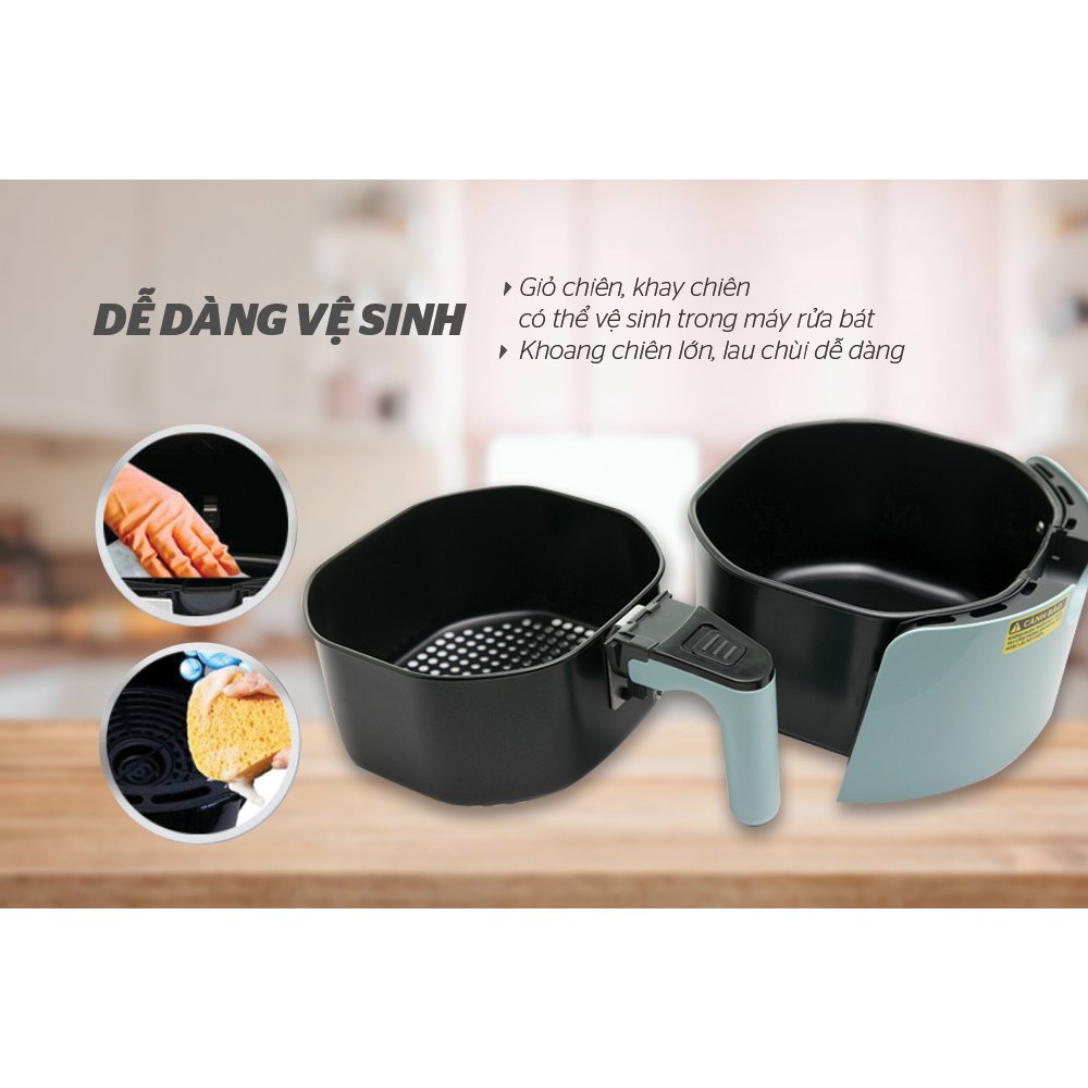 Nồi chiên không dầu 3.5L Sunhouse Mama SHD4085G