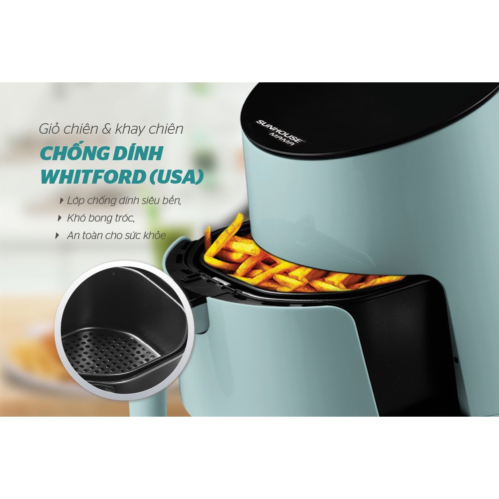Nồi chiên không dầu 3.5L Sunhouse Mama SHD4085G