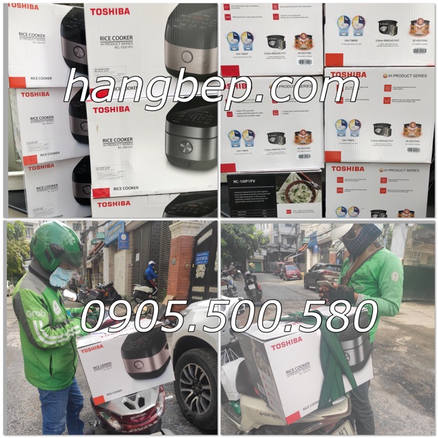 Nồi cơm điện tử cao tần cảm ứng Toshiba 1.8 lít RC-18IP1PV / 1 lít RC-10IP1PV [MIỄN PHÍ GIAO HÀNG TPHCM]