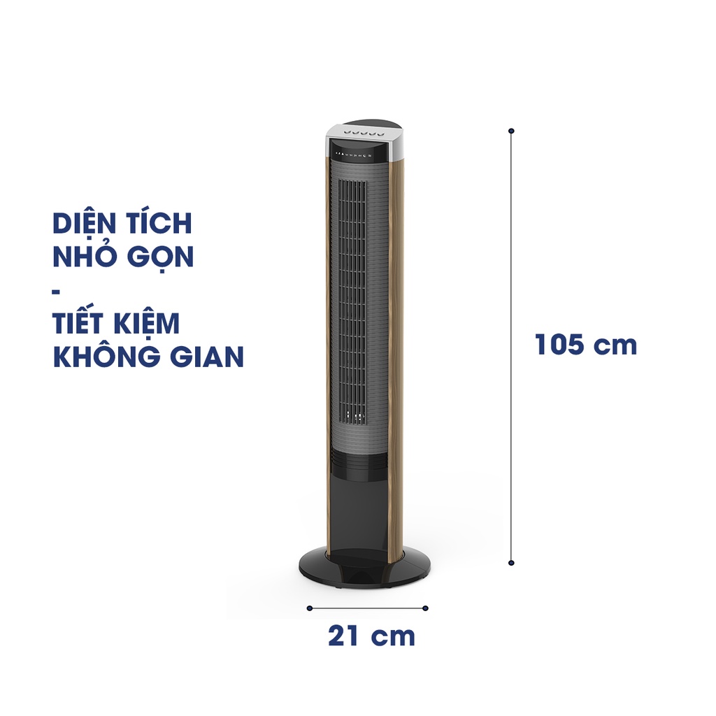 Quạt tháp Panworld PW-049 - Bảo hành chính hãng 24 tháng, giao hàng miễn phí TP.HCM