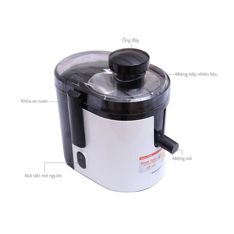 Máy ép trái cây Panasonic MJ-H100WRA - Mới 100% - Bảo hành tại Hãng 12 tháng