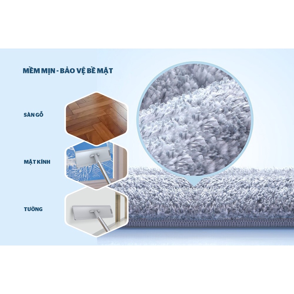 Bộ lau nhà đa năng Space Saving thế hệ mới Sunhouse KS-CL3211PW - Model mới 4.2022 - Phân phối chính hãng