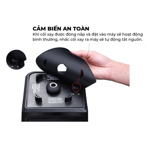 Máy làm sữa hạt sinh tố Rapido RHB1800D - Màu đỏ