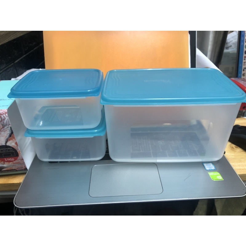 Bộ 3 hộp bảo quản thực phẩm Sunhouse Biozone KB-ST3P01 - Nhựa sạch PP nguyên sinh từ Hàn Quốc