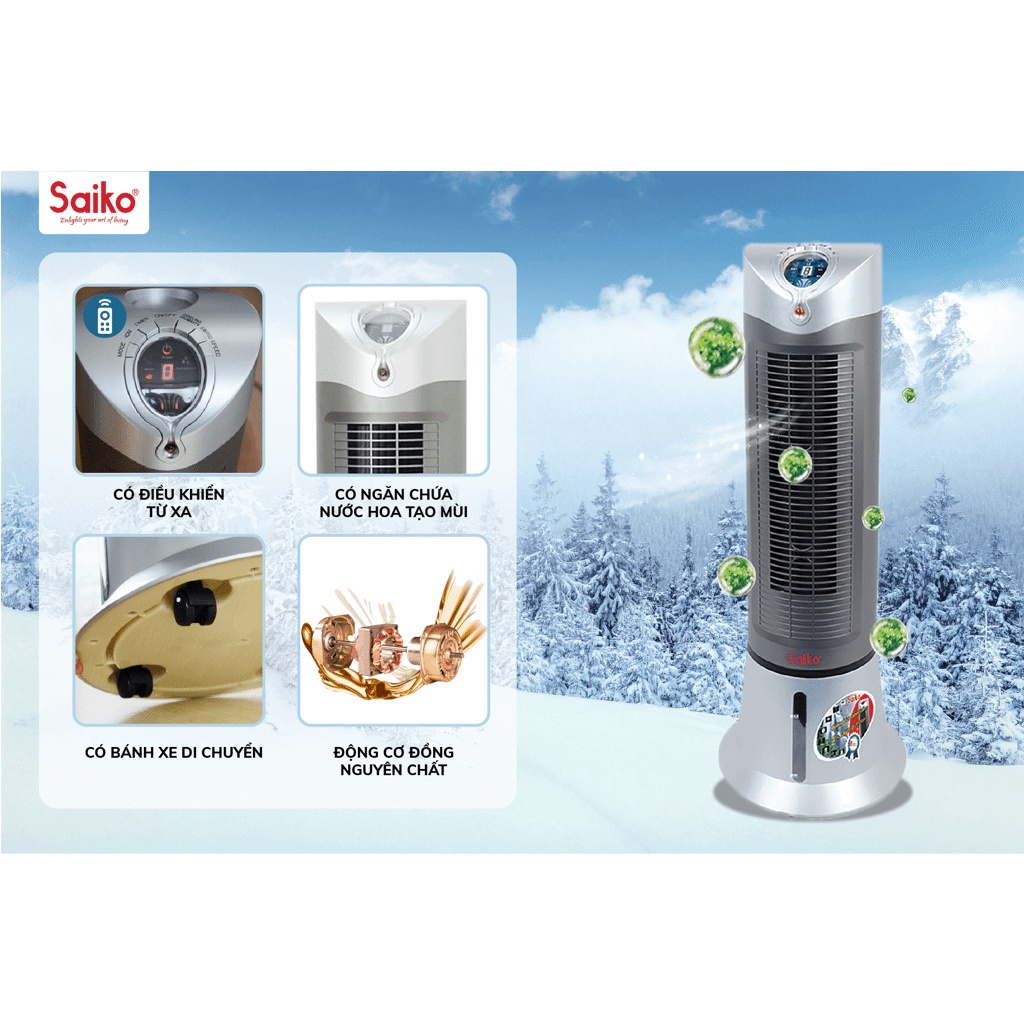 Quạt tháp hơi nước Saiko TFC-980PH - Bảo hành 18 tháng, chính hãng phân phối