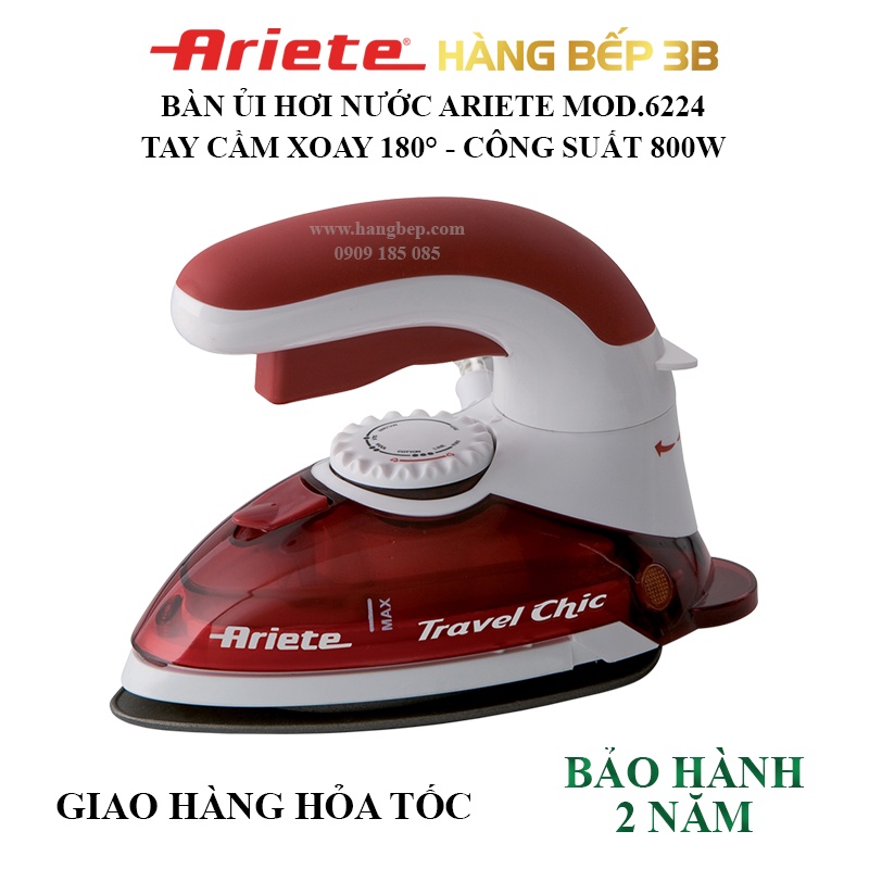 Bàn ủi hơi nước du lịch Ariete MOD.6224