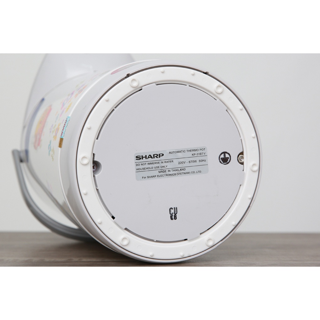 Bình thủy điện Sharp 2.8 lít KP-31BTV- CU - Bảo hành chính hãng 12 tháng toàn quốc