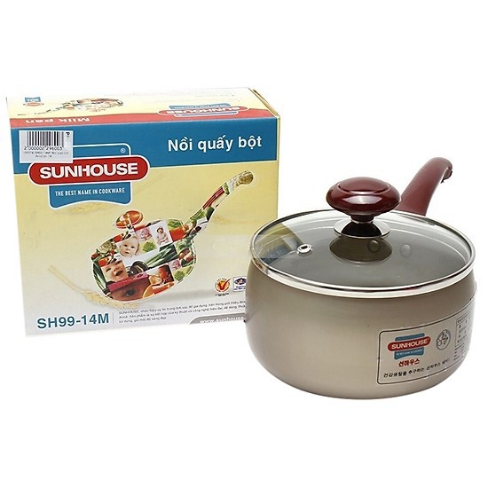 Nồi quấy bột nhôm lạnh Anod Sunhouse SH99-14M1