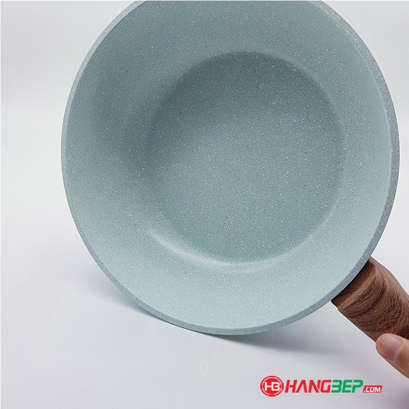 Chảo ceramic sâu lòng đáy từ Lacena 26cm/30cm - Nhập khẩu Hàn Quốc
