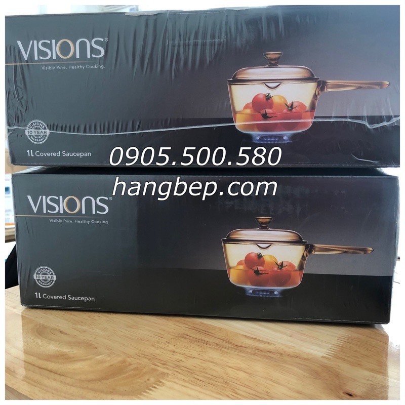 Quánh thủy tinh 1 lít Visions VSP-1/CL1 - Bảo hành 10 năm