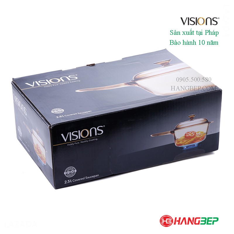 Quánh thủy tinh 1 lít Visions VSP-1/CL1 - Bảo hành 10 năm
