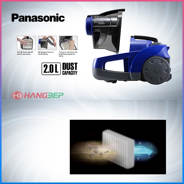 Máy hút bụi khô Panasonic MC-CL571GN49 - Xanh lá