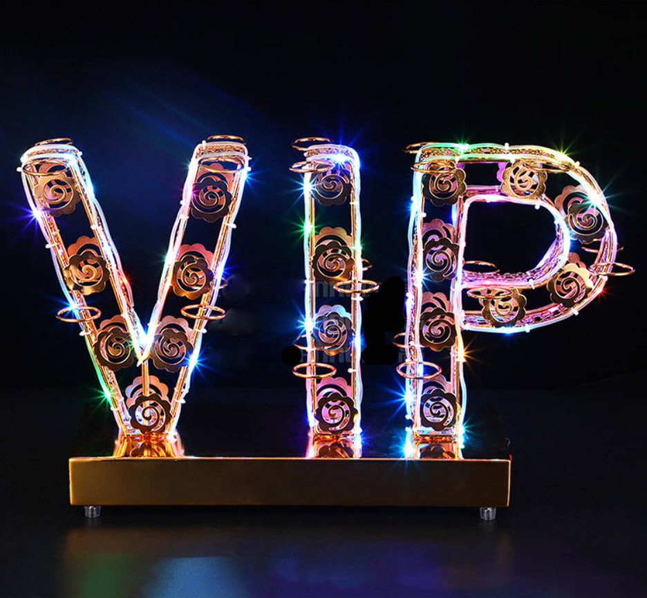 Giá đựng ly rượu tây có đèn led VIP 24 shot cho Bar, Nhà hàng OEM MS1808