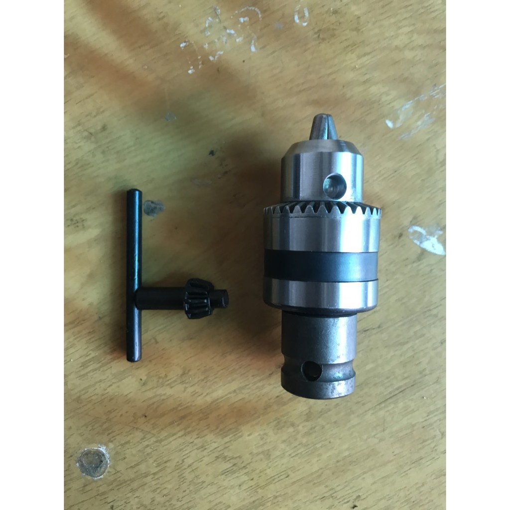 Đầu măng ranh 10mm đầu kẹp mũi khoan tặng ren ngược
