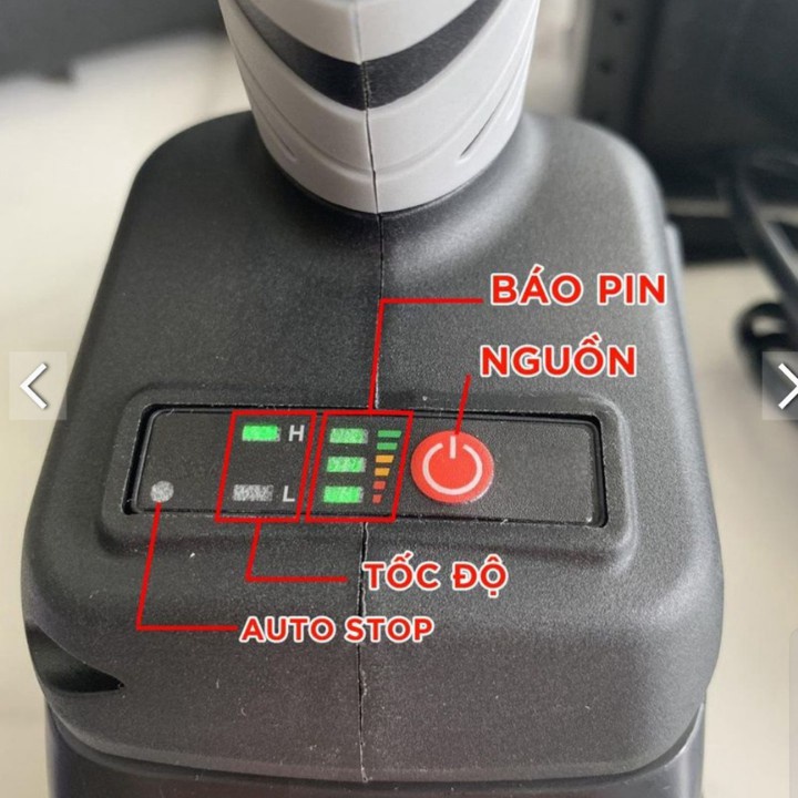 Máy siết bulong Hitachi 168v không chổi than, đầu bulong 2 trong 1 tặng khẩu 22mm